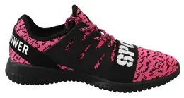 Plein Sport Pink Blush Polyester Runner Joice Sneakers - EU36/US6 4059623084528
