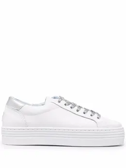 Chiara Ferragni star-patch lace-up sneakers 17659861