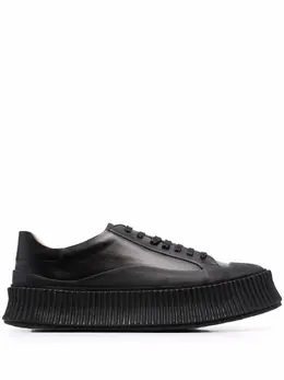 Jil Sander leather platform sneakers 16958497