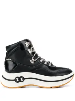 Tory Burch lace-up high top sneakers 14632207