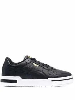 Puma logo-print low-top leather sneakers 17231118