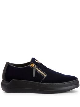 Giuseppe Zanotti Conley velvet slip-on sneakers 18423359