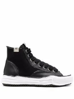 Maison Mihara Yasuhiro high-top raw-cut sneakers 18018838