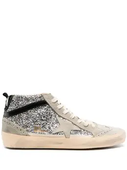 Golden Goose Mid Star glitter sneakers 20260817