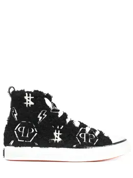 Philipp Plein Кеды текстильные 1528667