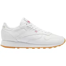 Кроссовки Reebok Classic Leather, полнота F, размер 8 US, белый-белый 102051964407