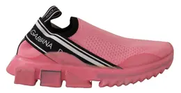 Dolce & Gabbana Chic Pink Sorrento Slip-On Sneakers - EU36.5/US6 la9117- 36.5