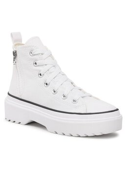 Кроссовки из ткани Converse, белый ctas lugged lift hi a03012c | weiß