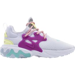 Кроссовки Nike Wmns React Presto White Hyper Violet, фиолетовый/белый/желтый cd9015-101