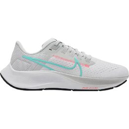 Кроссовки Nike Wmns Air Zoom Pegasus 38 White Dynamic Turquoise, белый/розовый/зеленый cw7358-105