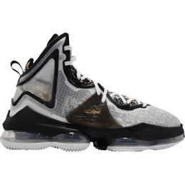 Кроссовки Nike LeBron 19 EP Leopard, белый/черный/коричневый dc9340-100