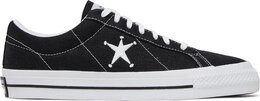Кроссовки Converse Stussy x One Star Low Black, черный 173120c | black