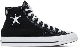 Кроссовки Converse Stussy x Chuck 70 High Black, черный a01765c | black