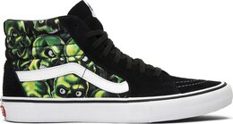 Кеды Vans Supreme x Sk8-Hi Glow-In-The-Dark Skull Pile, черный vn000vhg3fw | black