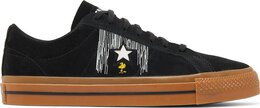 Кроссовки Converse Peanuts x One Star Low Snoopy and Woodstock, черный a01873c | black