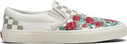 Кеды Vans Slip-On DX Rose Embroidery, черный vn0a38f8qf9 | black