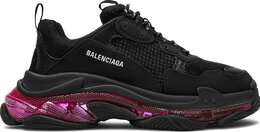 Кроссовки Balenciaga Triple S Sneaker Clear Sole - Black Pink Neon, черный 541624 w2fr1 1053 | black