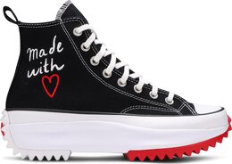 Кроссовки Converse Run Star Hike Valentines Day, черный 171120c | black