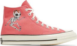 Кроссовки Converse Chuck 70 High Dia de los Muertos - Pink, розовый 173113c | pink