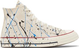 Кроссовки Converse Chuck 70 High Paint Splatter - Egret, кремовый 170802c | cream