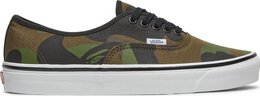 Кеды Vans BAPE x Authentic 44 DX First Camo, зеленый vn0a38en7bc | green
