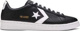 Кроссовки Converse Pro Leather Low Black White, черный 167238c | black