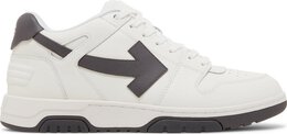 Кроссовки Off-White Out of Office White Grey, белый omia189s23lea001 0107 | white