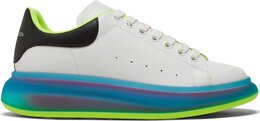 Кроссовки Alexander McQueen Oversized Sneaker Transparent Sole - White Iridescent, белый 662657 wibn3 9769 | white