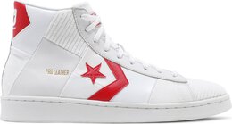 Кроссовки Converse Pro Leather High Summer Drip - White University Red, белый 170900c | white