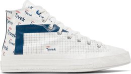 Кроссовки Converse DuPont Tyvek x Chuck 70 High White Princess Blue, белый 170061c | white
