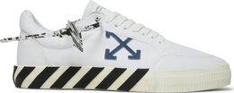 Кроссовки Off-White Vulc Sneaker White Navy Blue 2021, белый omia085f21fab001 0146 | white