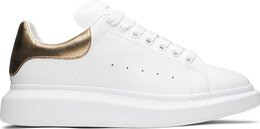 Кроссовки Alexander McQueen Oversized Sneaker White Gold, белый 553680 whnbg 9075 | white
