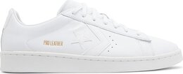 Кроссовки Converse Pro Leather Low Triple White, белый 167239c | white