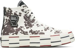 Кроссовки Converse Brain Dead x Chuck 70 Cow Print, белый 169946c | white