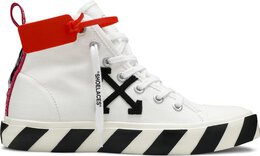 Кроссовки Off-White Vulc Sneaker Mid White Black, белый omia119s20d33038 0110 | white