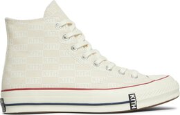 Кроссовки Converse Kith x Chuck 70 Hi White Monogram, белый 165523c | white