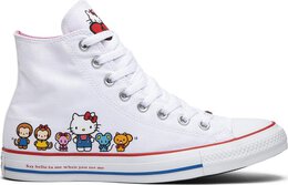 Кроссовки Converse Hello Kitty x Chuck Taylor All Star Canvas Hi White, белый 162944c | white
