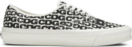 Кеды Vans Comme des Garçons x OG Authentic LX CDG Print - Blanc De Blanc, белый vn0a4bv9shm | white