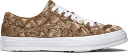 Кроссовки Converse Golf Le Fleur x One Star Quilted Velvet Brown, коричневый 165599c | brown