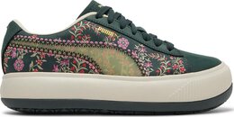 Кроссовки Puma Liberty of London x Wmns Suede Mayu Floral, зеленый 382191 01 | green