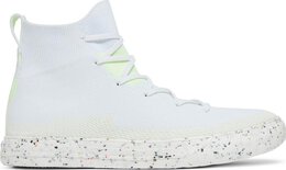 Кроссовки Converse Chuck Taylor All Star Crater Knit High White Barely Volt, белый 170368c | white