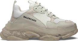 Кроссовки Balenciaga Triple S Sneaker Clear Sole, белый 541624 w09e1 9000 | white