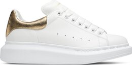 Кроссовки Alexander McQueen Wmns Oversized Sneaker White Light Gold, белый 553770 whfbu 9075 | white