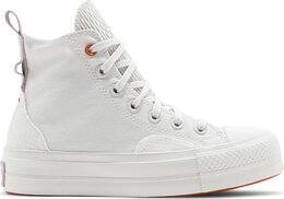 Кроссовки Converse Wmns Chuck Taylor All Star Platform High Future Utility - Vintage White, белый 572419c | white