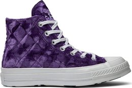 Кроссовки Converse Golf Le Fleur x Chuck 70 Hi Quilted Velvet Tillandsia Purple, фиолетовый 165600c | purple