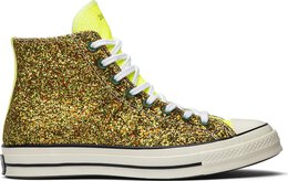 Кроссовки Converse JW Anderson x Chuck 70 High Glitter Pack - Gold Silver, золотой 164696c | gold
