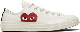 Кроссовки Converse Comme des Garçons x Chuck 70 Ox Play, белый 150207c | white
