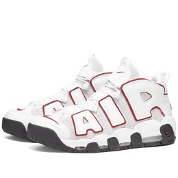 Кроссовки Nike Air More Uptempo 96, бело-красный fb1380-100 | white, red, summit & dark beetroot