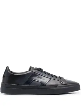 Santoni Double Buckle leather sneakers 20655039