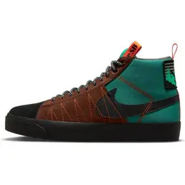 Кеды Nike SB Zoom Blazer MID PRM, размер 7.5, зеленый/коричневый 102127474750